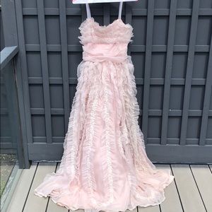 Vintage frilly pink gown